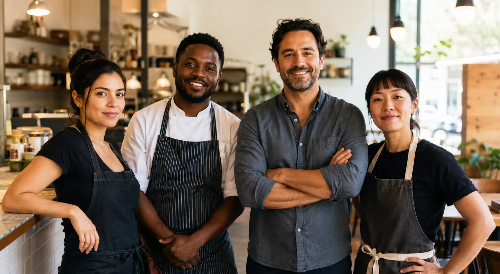 Local restaurant team using TriYum to reach delivery customers
